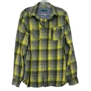 The North Face Long Sleeve Cumberland Button Front Shirt‎ Plaid Men’s si…